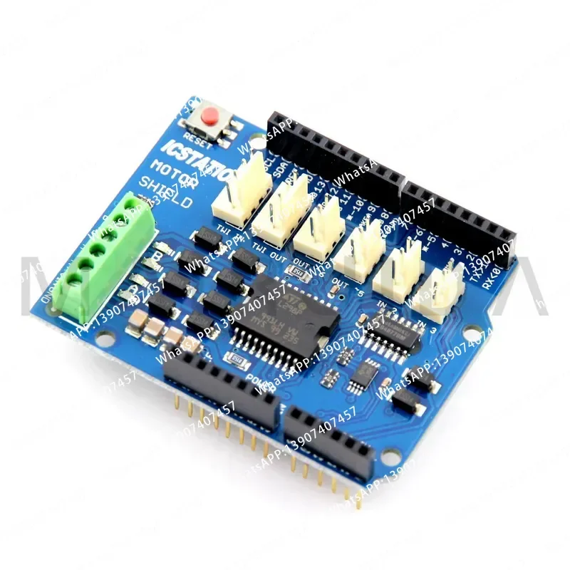 ICSJ008A L298P Arduino Motor Shield DC, Stepper Motor Drive Module