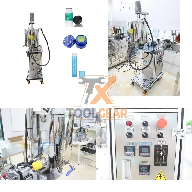 2026hotsale* YETO High Accuracy 1-18ml Cream Deodorant Lipstick Lip Gloss Balm Heating Filling Machine Handheld