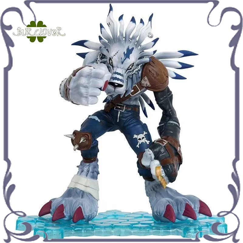 

No color box In Stock Digimon Adventure Were Garurumon Greymon PVC Anime Action Figure Collectibles And Decorative Items