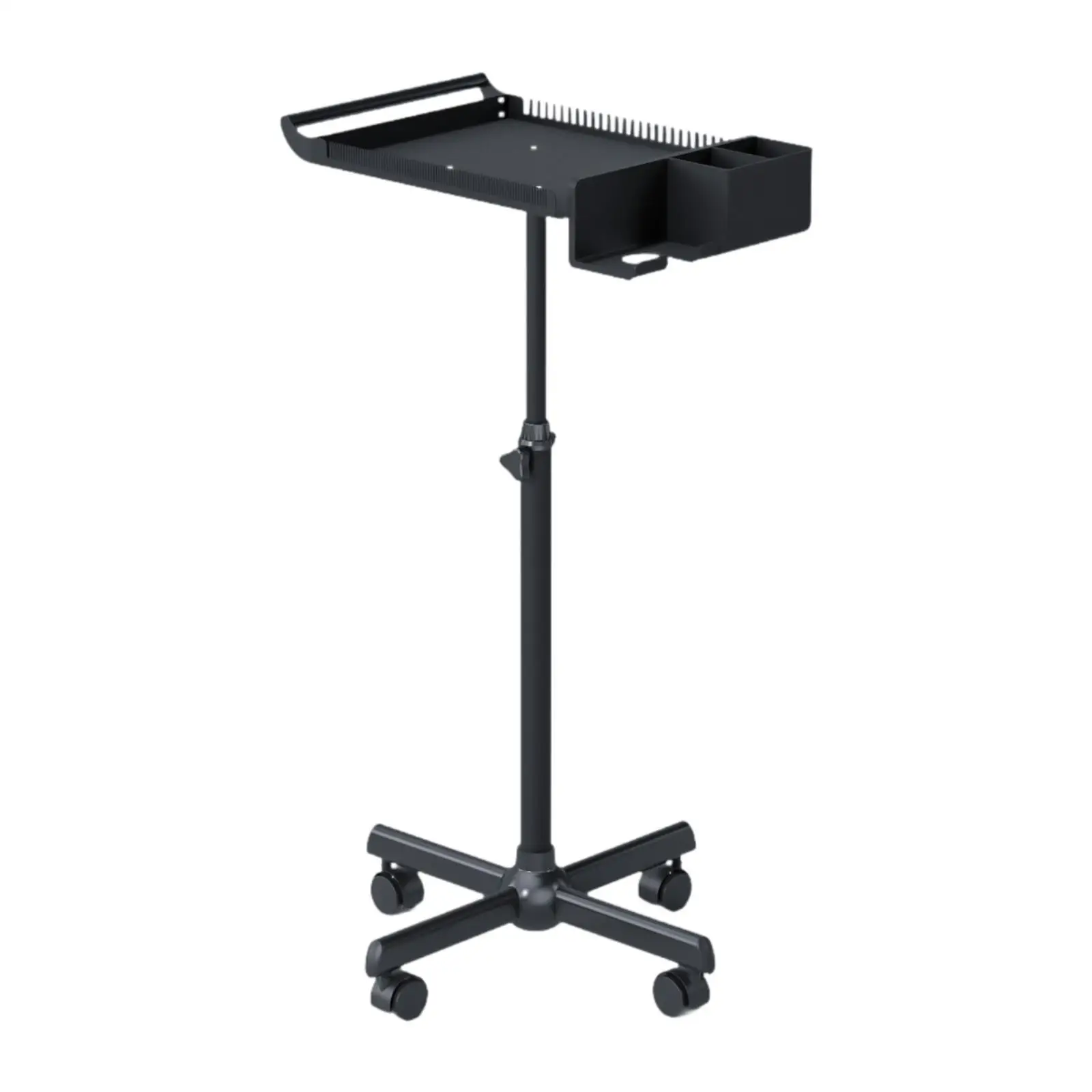 

Salon Rolling Tray Cart, Trolley Mobile Storage Multipurpose Hair Extension Holder Adjustable Salon Tray Cart for Beauty SPA