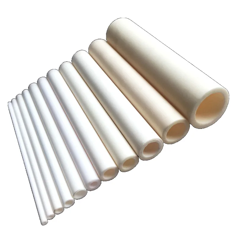 ID 0.25-20mm Alumina Ceramic Tube High Temperature Resistant Insulation Hollow Thermocouple Protection Ceramic Tube