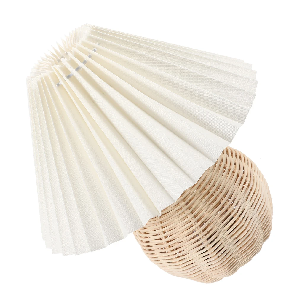 

Nordic Table Lamp Pleated Shade LED Night Light Bedroom Small Office Desk Lamp for Living Room Modern Atmosphere