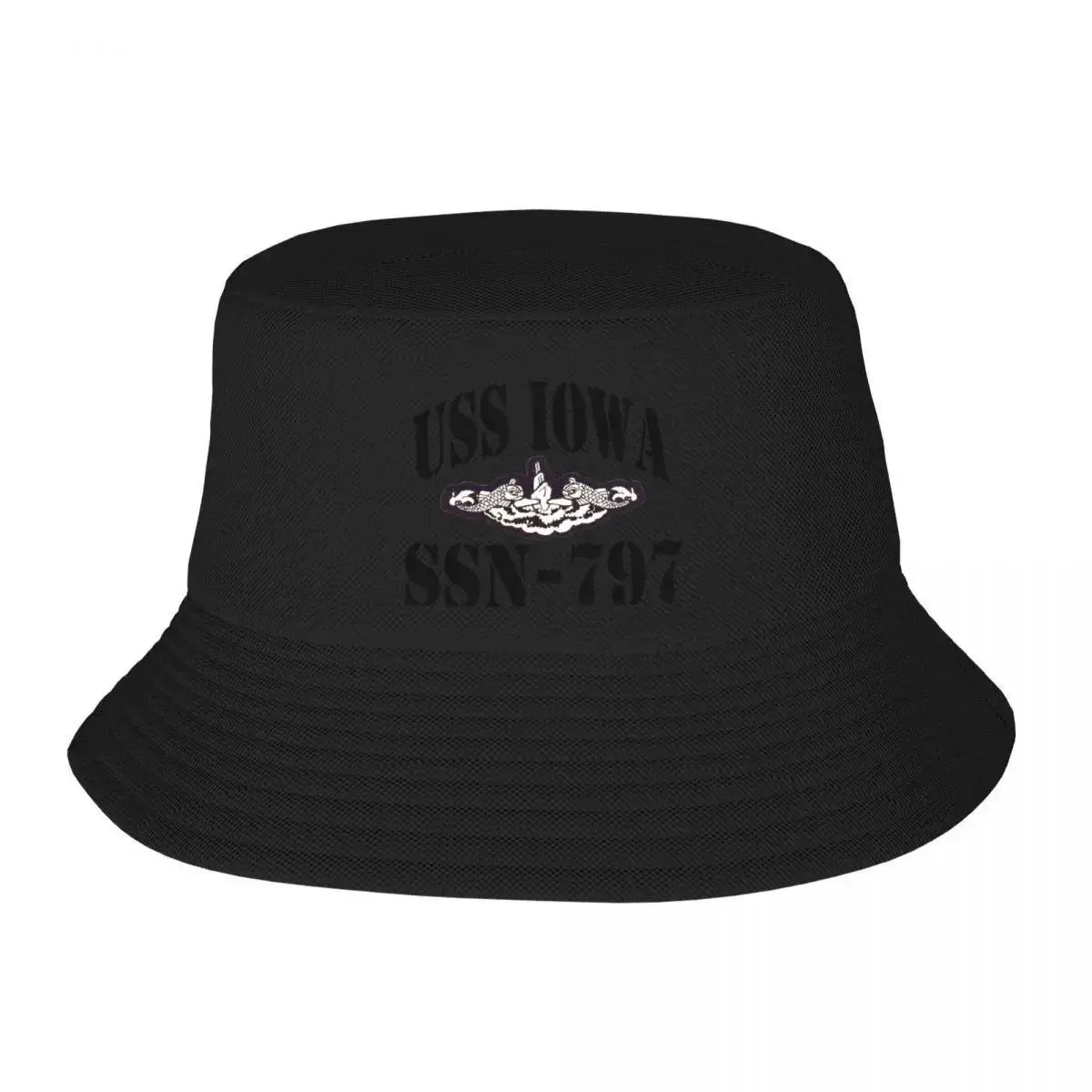 USS IOWA (SSN-797) SHIP'S STORE Bucket Hat foam party Hat Cap Uv Protection Solar Hat black For Men Women's