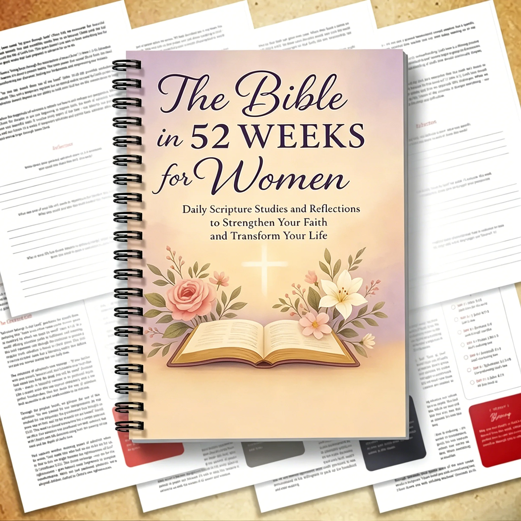 

The Bible in 52 Weeks for Women - Daily Scripture Study Journal & Reflections to Strengthen Faith and Transform Life