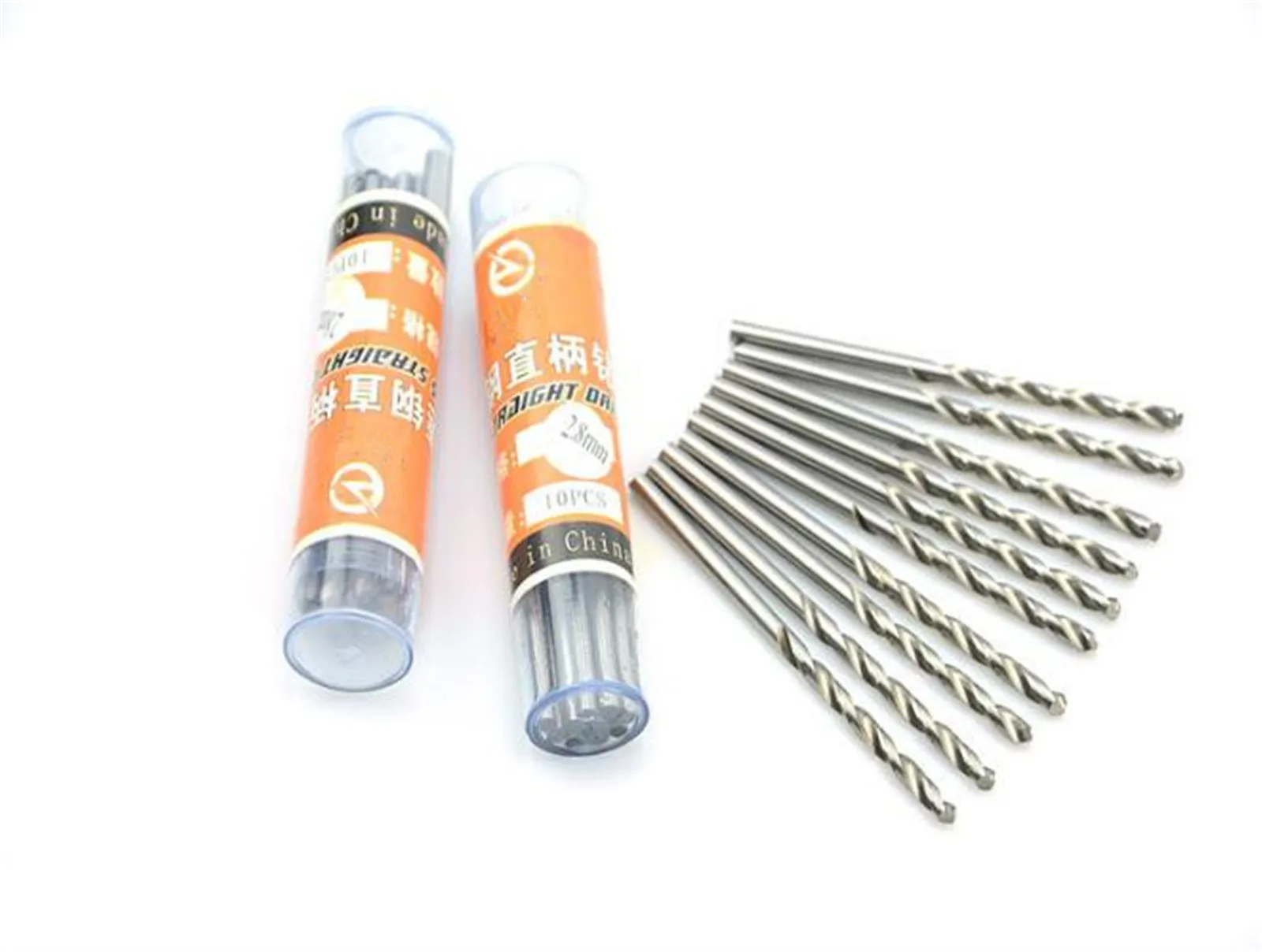 60pcs 0.5/0.6/0.7/0.8/0.9/1.0mm Each 10pc HSS Straight Shank Twist Drill Bit Tiny Little Drilling Tool Drill Bits