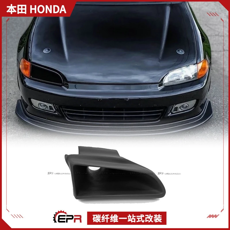 Suitable for Honda Civic EG 92-95 Carbon Fiber EPA Style Front Light Air Intake Vent Headlight Replacement Modification view 2
