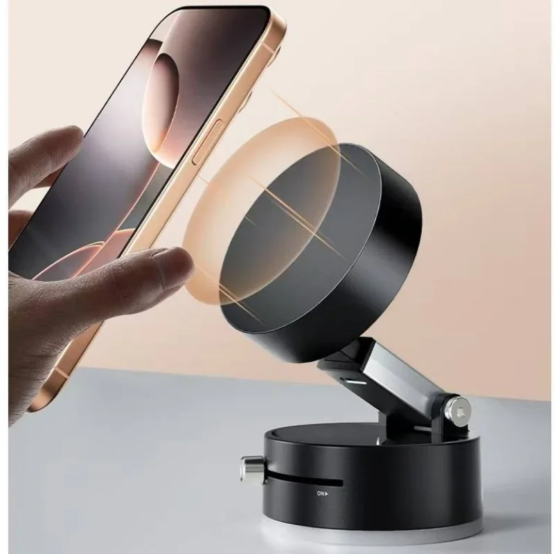 

Car mobile phone magnetic Stand 2026 New type suction cup vacuum adsorption car special fixed mobile phone stand