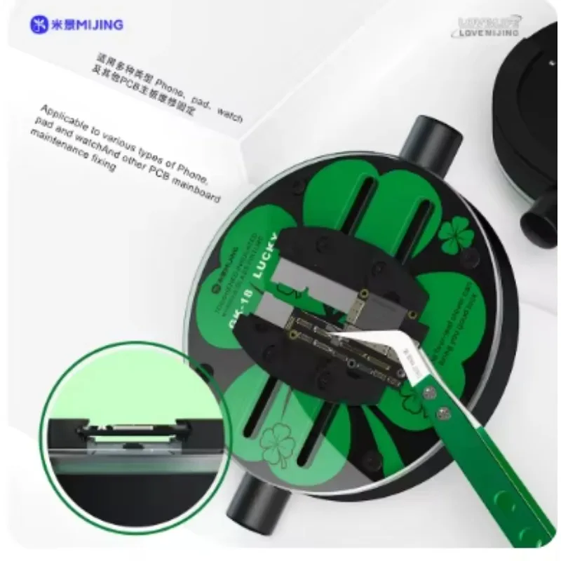 2025 heißer verkauf Mijing GK 18 GK 19 Universal Handy PCB Board Rund Leuchte Motherboard Löten CPU IC Chip Kleber Entfernung