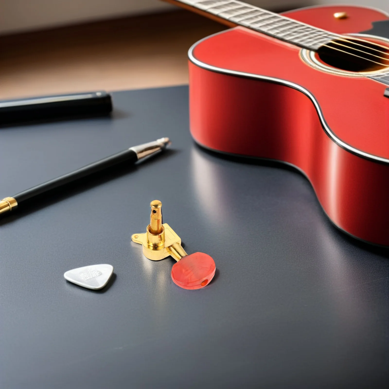 

6Pcs Acoustic Guitar Tuning Pegs Elegant Visual Appeal Precision Tuning Wide Compatibility for Professionals and Learners