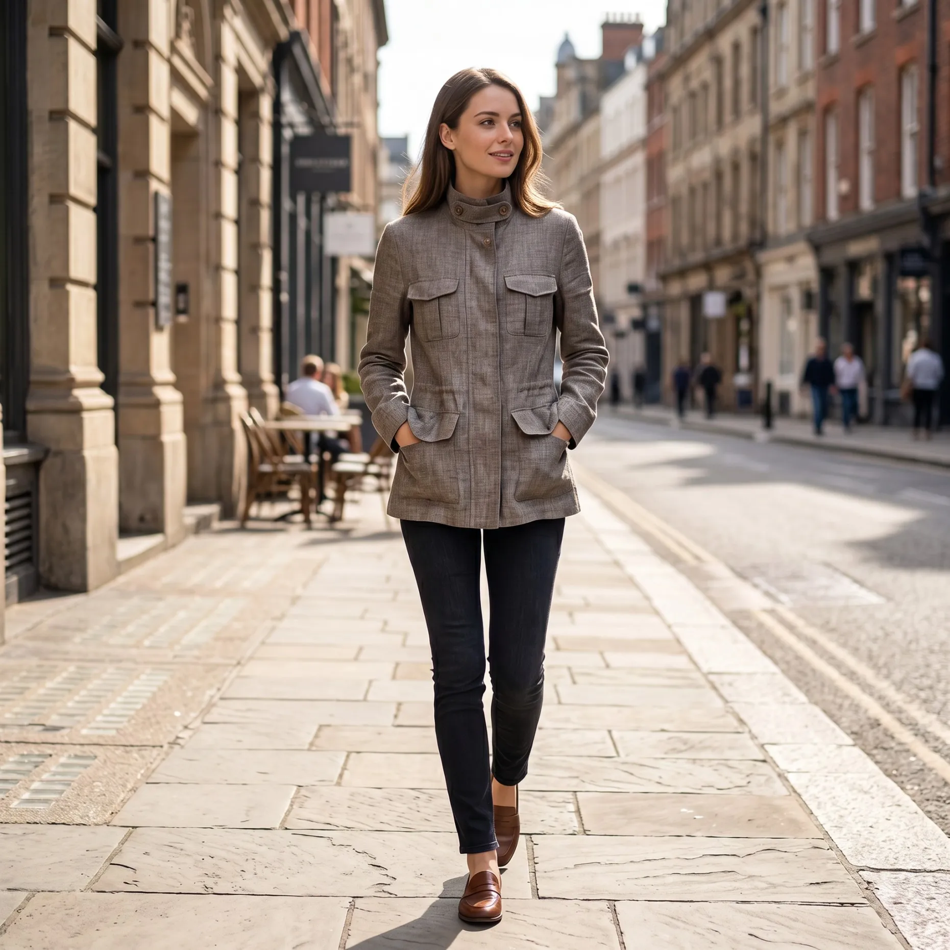 Women Fashion Vest Jacket Sleeveless Outerwear Casual Style Lightweight Layering Piece for Daily Wear Ladies Trendy Vest BF0813