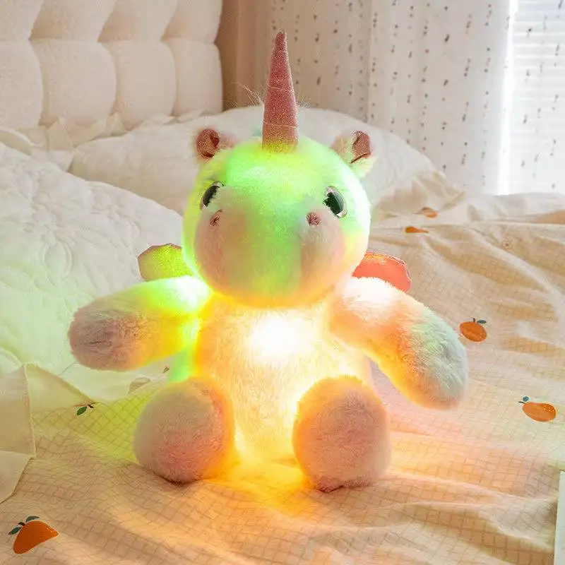 The Latest Luminous Unicorn Horse Kawaii Plush Toy Figurine Doll Cartoon Anime Cute Companion Sleeping Children Gift Doll 28 The Latest Luminous Unicorn Horse Kawaii Plush Toy Figurine Doll Cartoon Anime Cute Companion Sleeping Children Gift Doll