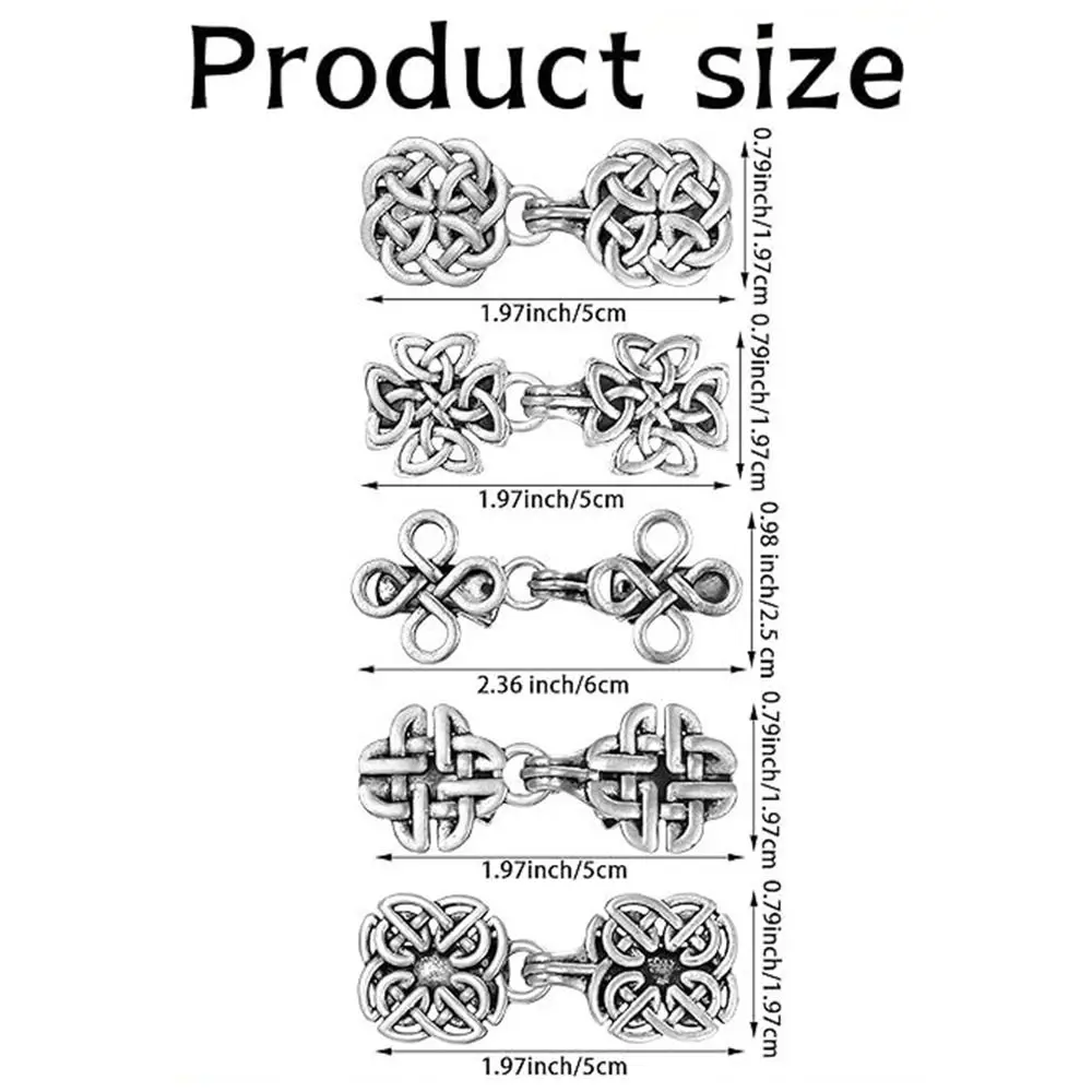 مقطع متعدد الوظائف للسترة ، المشابك نمط خمر ، سترة ودبوس بلوزة ، اللون الفضي ، تصميم جديد