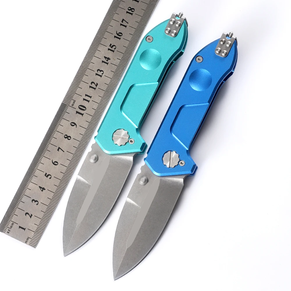 NINE THORN Folding Knife N690 Blade Aluminum Alloy Handle EDC Utility Knife Pocket Knife Outdoor Camping Hiking