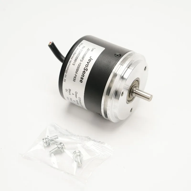 High Precision Radial Rotating Solid Shaft Incremental Encoder IP50/IP65 Shaft Diameter 58mm Hole Diameter 6mm