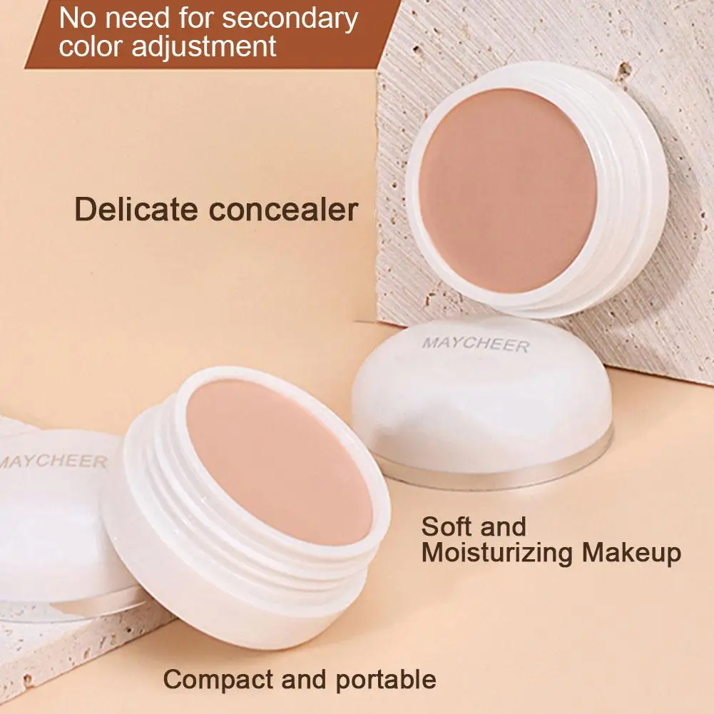 15g mayCheer corretivo creme de alta cobertura anti círculo escuro creme de clareamento à prova dlong água longa duração tom de pele profunda maquiagem facial