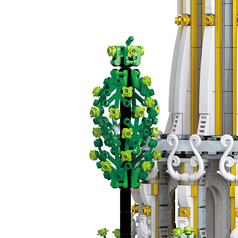 3726PCS Elven City Tower Of Zodiac Building Blocks Sets Assembly Toys MOC Street View Bricks Model Ornaments For Ideal Gifts