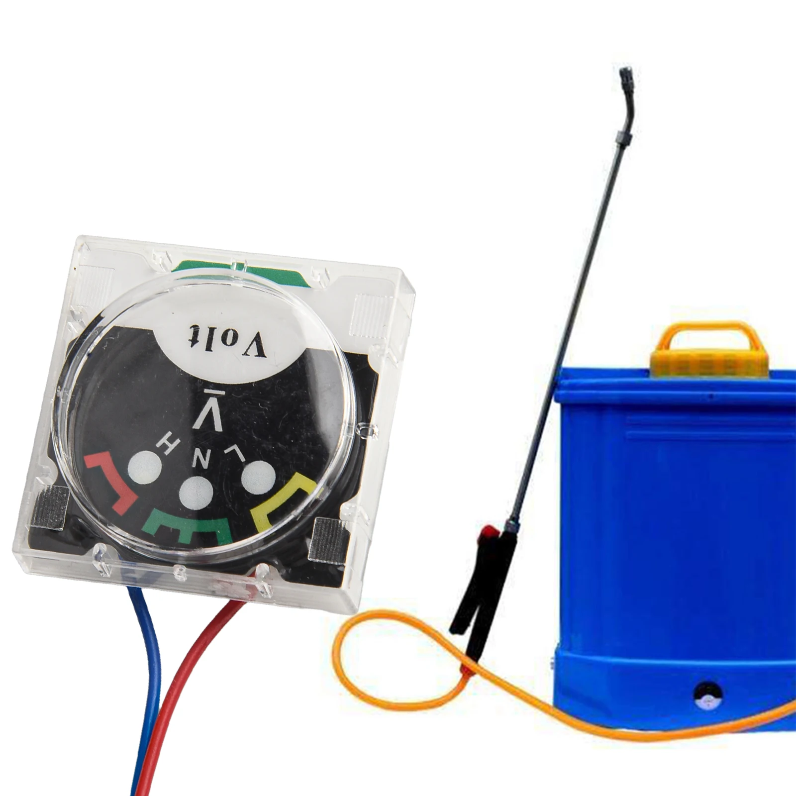 Electric Sprayer Ammeter Charging Test Component with Adjustment Switch for System Diagnostics and Power Monitoring