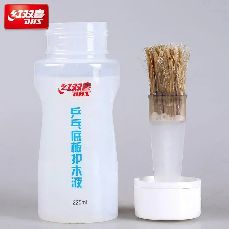Original DHS ตารางเทนนิสใบมีดเคลือบป้องกันสําหรับแร็กเก็ต 220ml Ping Pong BAT Protection Lacquer