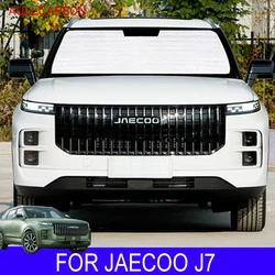 For Jaecoo J7 2023 2024 Sunshades UV Protection Curtain Sun Shade Visor Front Windshield Protector Car Accessories