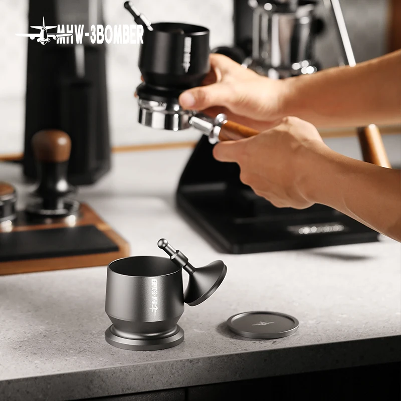 MHW 3BOMBER Coffee Blind Shaker 51-54/58mm Dosing Cup Espresso Portafilter Dosing Funnel Professional Home Barista Accessories