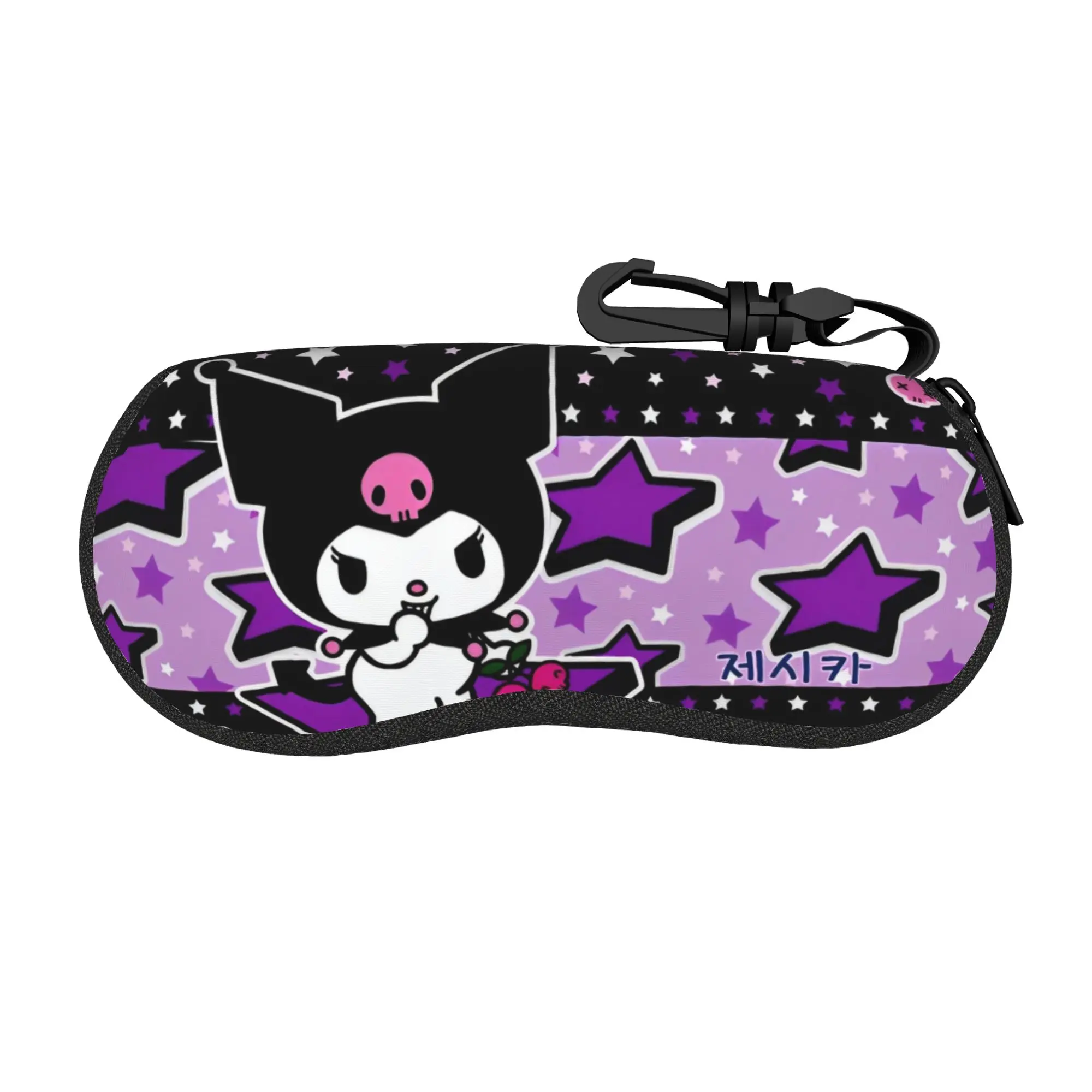 

Kuromi Cartoon Glasses Case Men Women Travel Zipper Glasses Storage Box Vintage Sunglasses Box