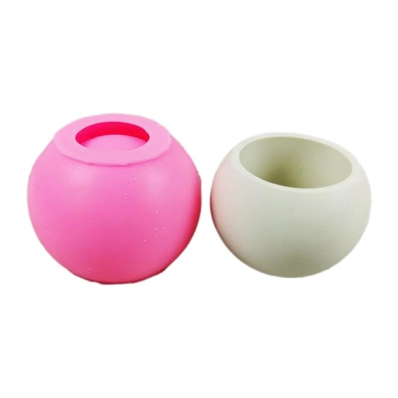 

652F Circle Planter Silicone Mold Round Plaster Flower Pot Mold DIY Cup Mold Flower Vase Epoxy Resin Casting Mold