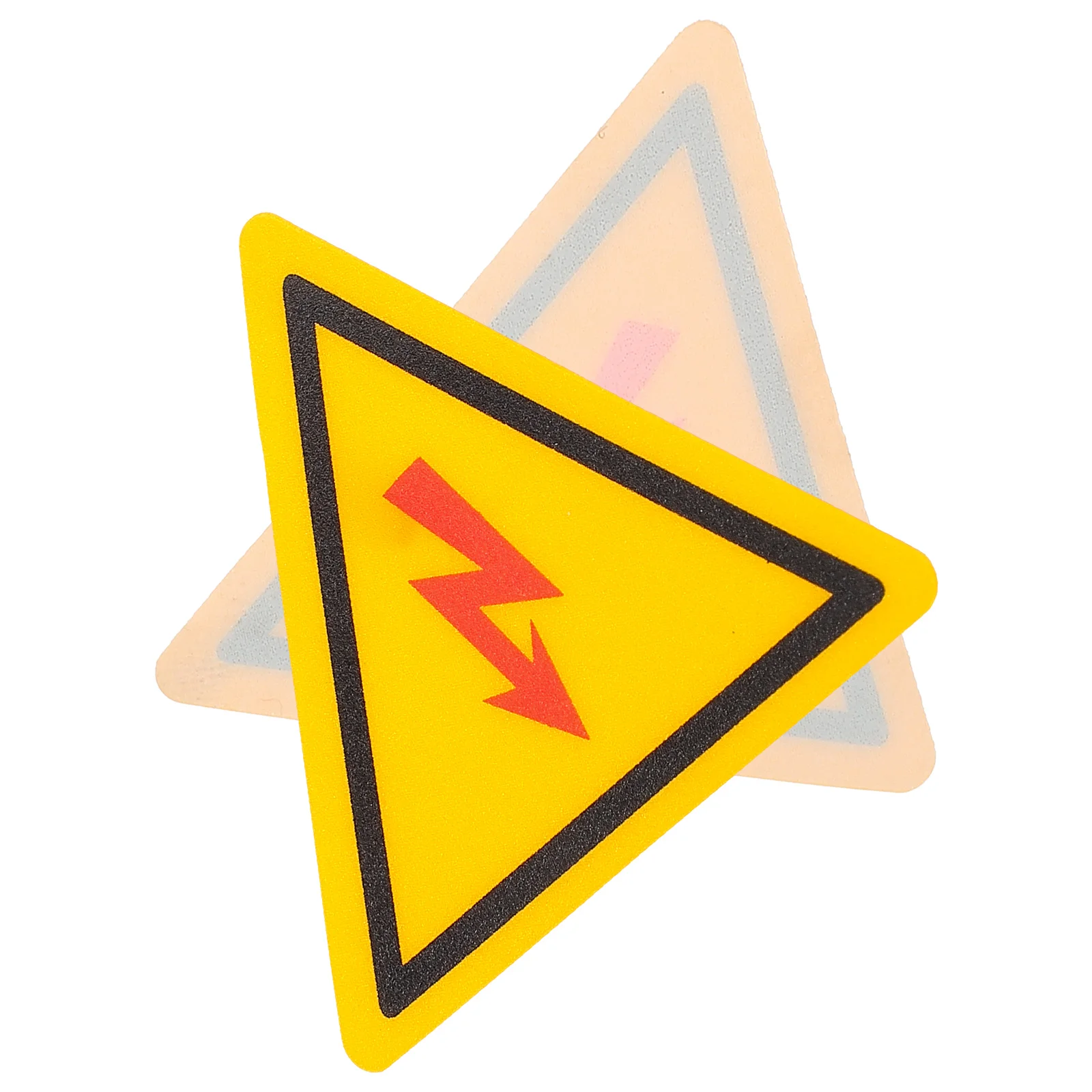 2 Pcs Logo Sticker Electrical Panel Labels High Voltage Warning Stickers Danger Signs