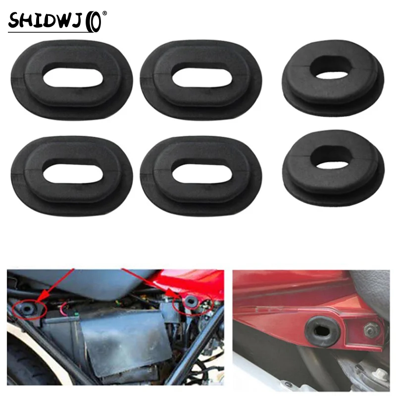 12pcs/set Motorcycle Body Side Cover Rubber Grommet Fairing Washer Bolts Motorcycle Accessories
