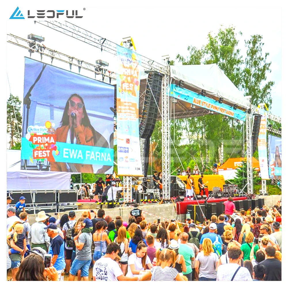 P2.6 P2.976 P3.91 P4.81 Waterproof Giant Concert Stage Led Video Wall Panel, Seamless Splicing LED Background Display