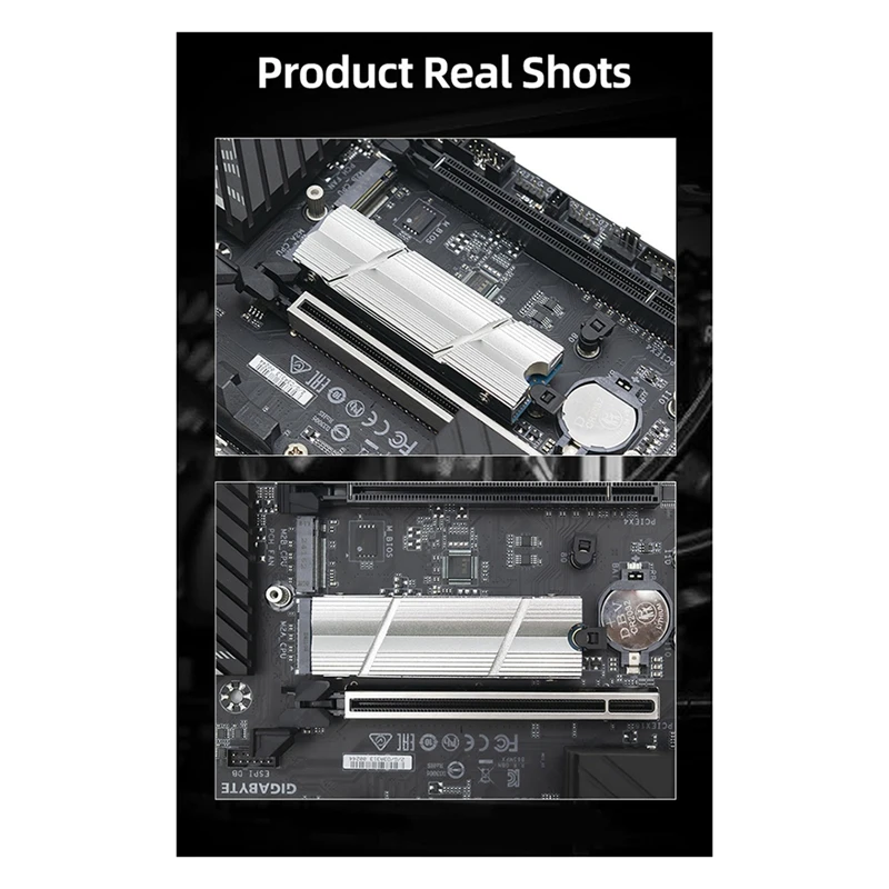 

for PC M2-9 with Thermal Silicone Pad Solid State Heatsink Silver