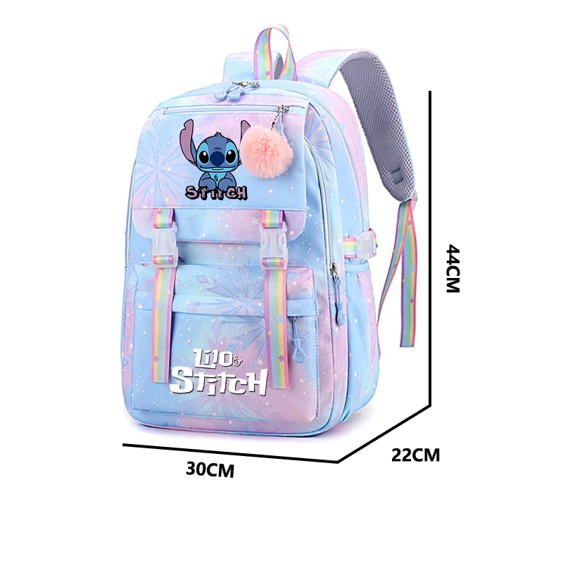 Disney Lilo Stitch plecak damski chłopcy dziewczęta Bookbag torby uczeń nastolatek dzieci plecak powrót do szkoły plecak Mochila