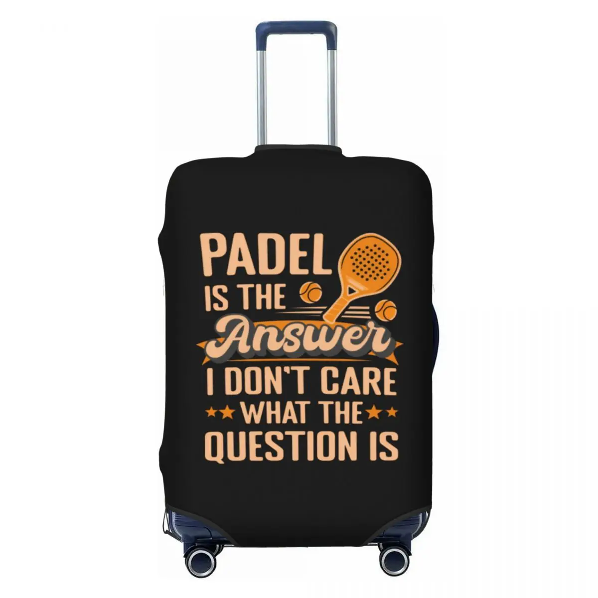 Padel personalizado es la respuesta cubierta de maleta raqueta de tenis elástica fundas de equipaje deportivo Protector para 18-32 pulgadas