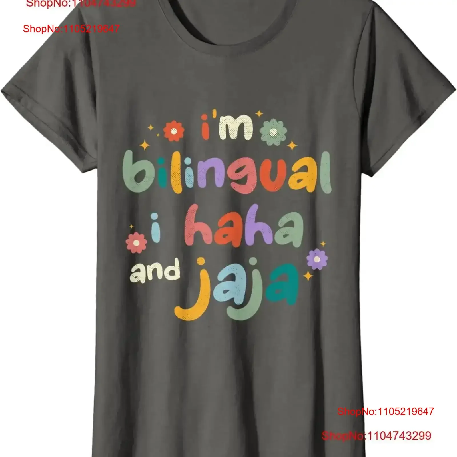 

Забавная женская футболка Hispanic Teacher I m Bilingual Haha And Jaja, S 2XL, винтажная стираная повседневная модная дышащая графика