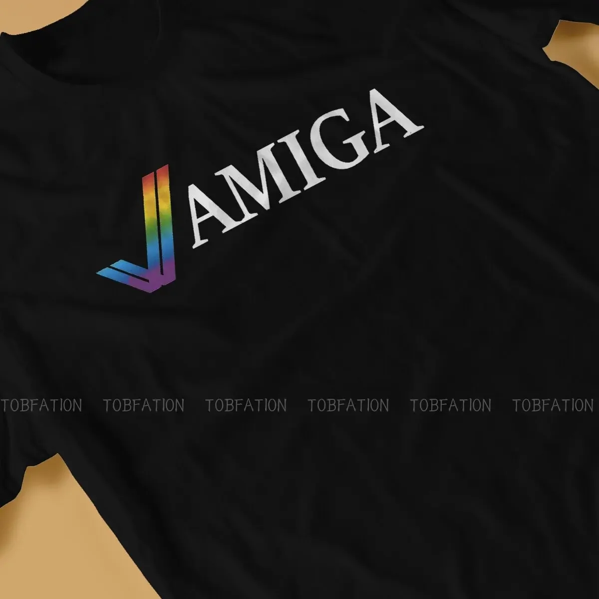 كومودور أميغا 500 البسيطة Crewneck بلايز الرجال النساء تيز المصور طباعة أوم تي شيرت مضحك بلايز كبيرة الحجم القطن قصير الأكمام #4