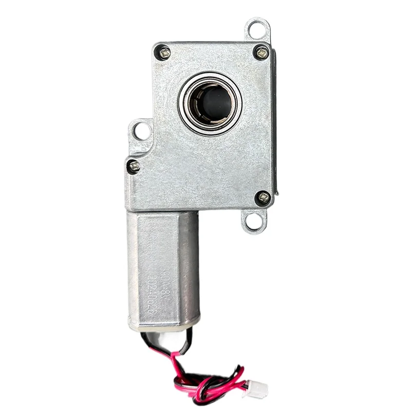 For390 automatic intelligent fingerprint universal motor through hole shaft forward and reverse rotation knob gear motor