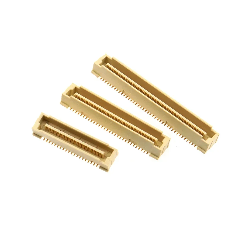 1Pcs Male Female Board to Board Connector BTB 0.8mm Pitch Double Row Patch 40P/60P/80P/100P/120P/140Pin Highly 3.7mm/4.6mm