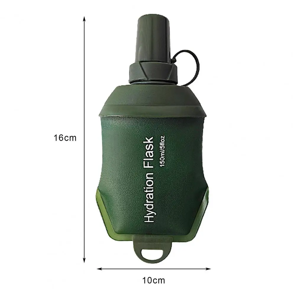 

Sports Soft Water Bottle Collapsible Tpu Water Bottle Flask for Outdoor Sports Bpa Free Leakproof Foldable Hydration Bottle Soft