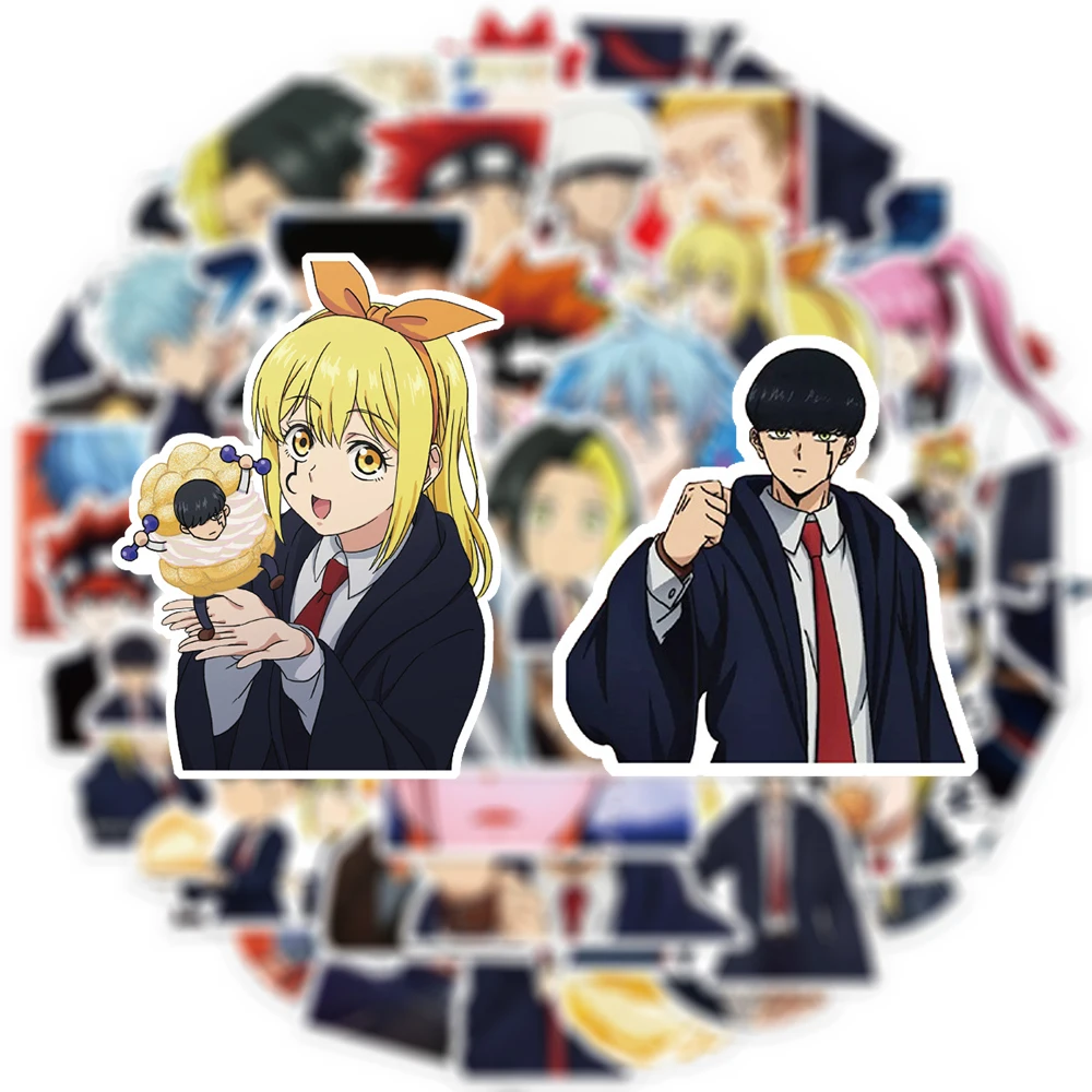 

10/30/50pcs Mashle: Magic and Muscles Anime Stickers Japanese Manga Graffiti Decals Skateboard Helmet Phone Car Cool Sticker Toy