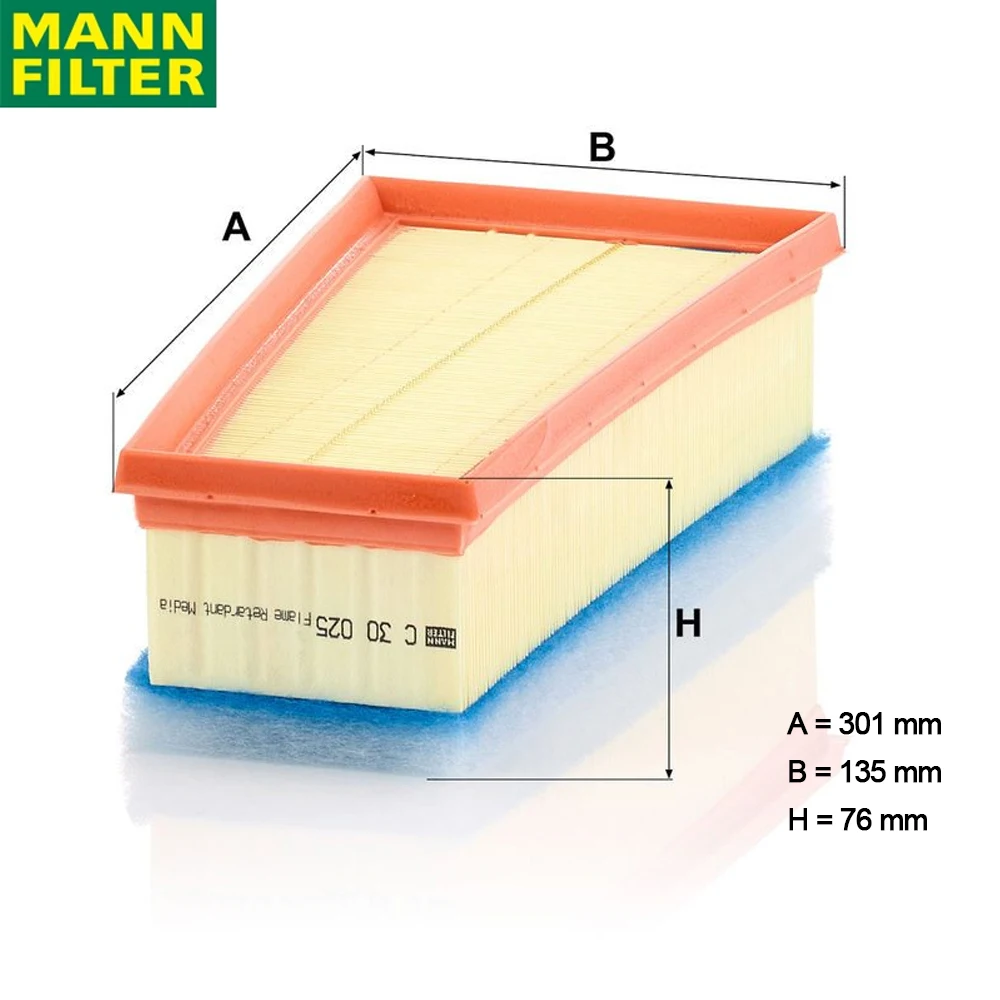 

MANN FILTER C30025 Car Air Filter To MERCEDES-BENZ AMG GT GLE GLS High Dust Holding Capacity Low Flow Resistance A 177 094 00 00