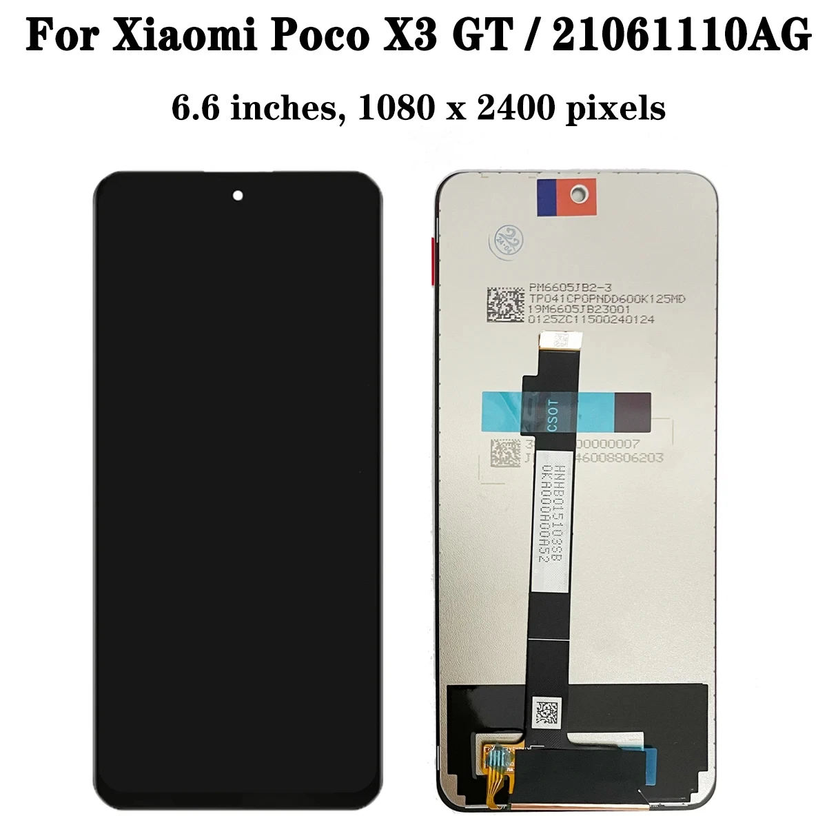 LCD For Xiaomi POCO X3 GT Display LCD Touch Screen Digitizer For POCO X3GT LCD Replacement Parts 21061110AG Display