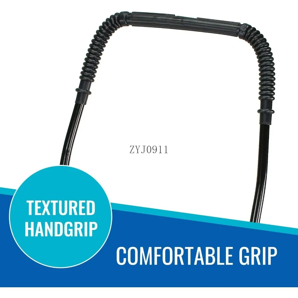 : عربة أدوات DMI مع عجلات يمكن استخدامها للتسوق والبقالة والغسيل وسلالم التسلق، وزنها 7.5 رطل ولكنها