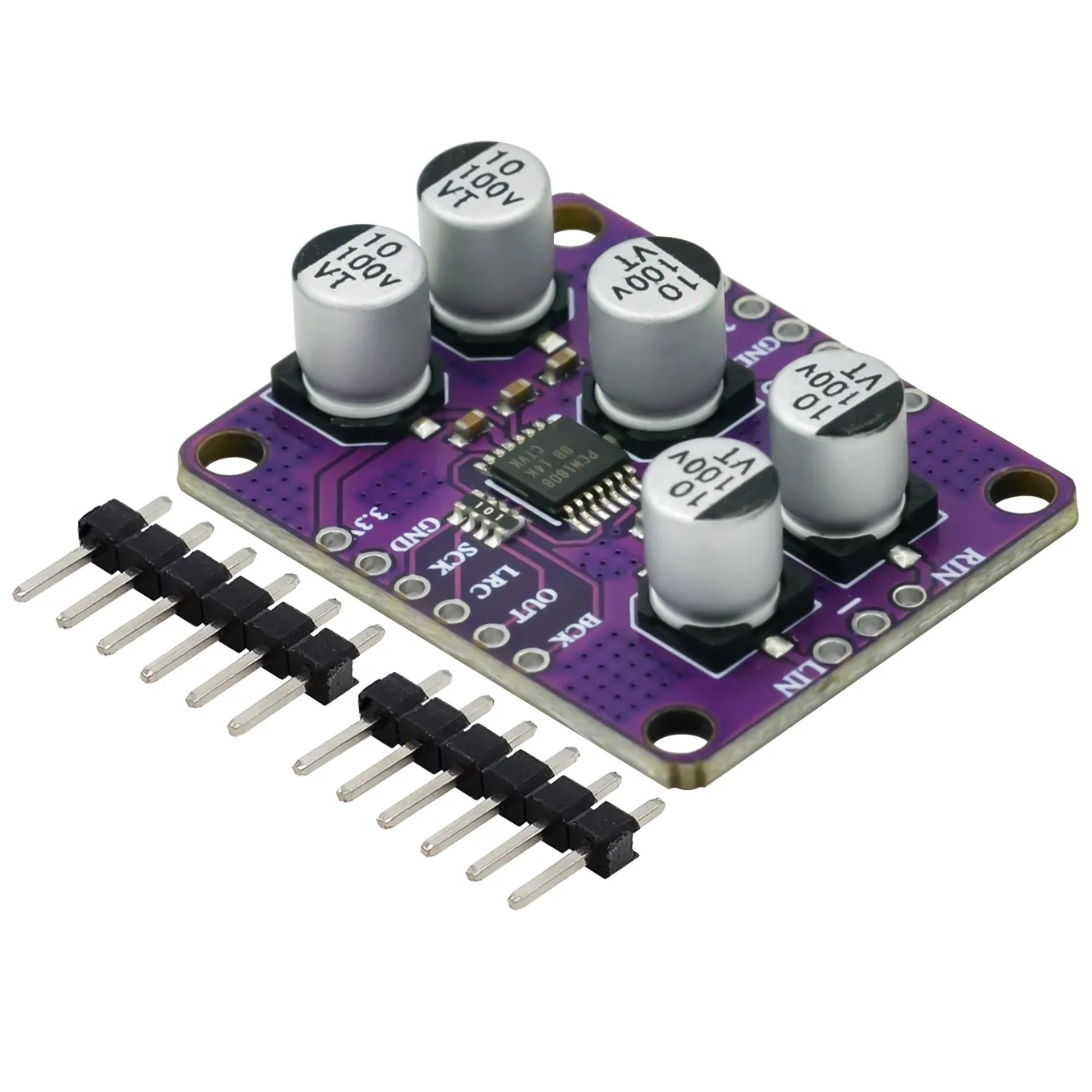 PCM1808 105dB SNR Audio Stereo ADC Single-Ended Analog-Input Decoder 24bit Amplifier Board Player Module