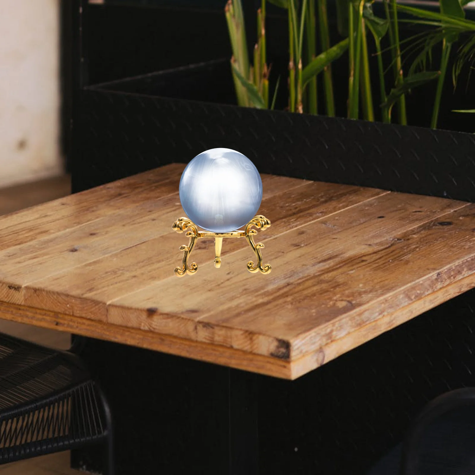 

2pcs Crystal Balls Display Rack Iron Crafts Base For Home Decor Desktop Holder Living Room Bedroom Adornment Practical Pedestal