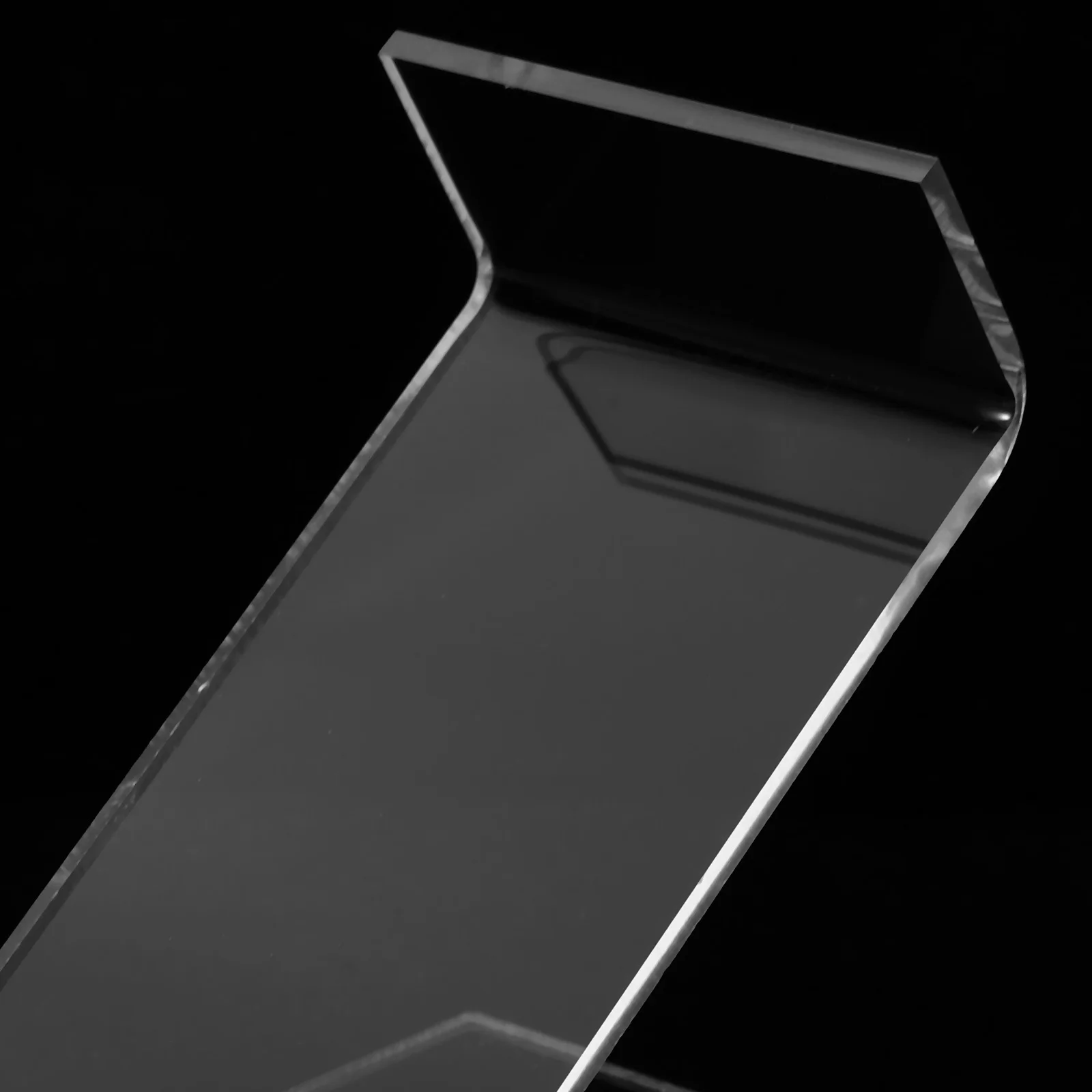 6Pcs Shoe Rack Acrylic Transparent Display Stand for Sneakers Sandals Footwear Retail Store Mall Home Use