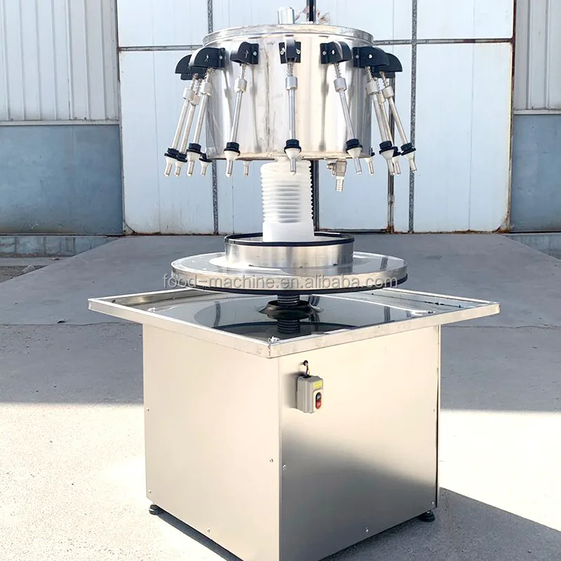 شبه التلقائي سيفون المشروبات عصير المياه المعدنية الخل آلة تعبئة زجاجات النبيذ