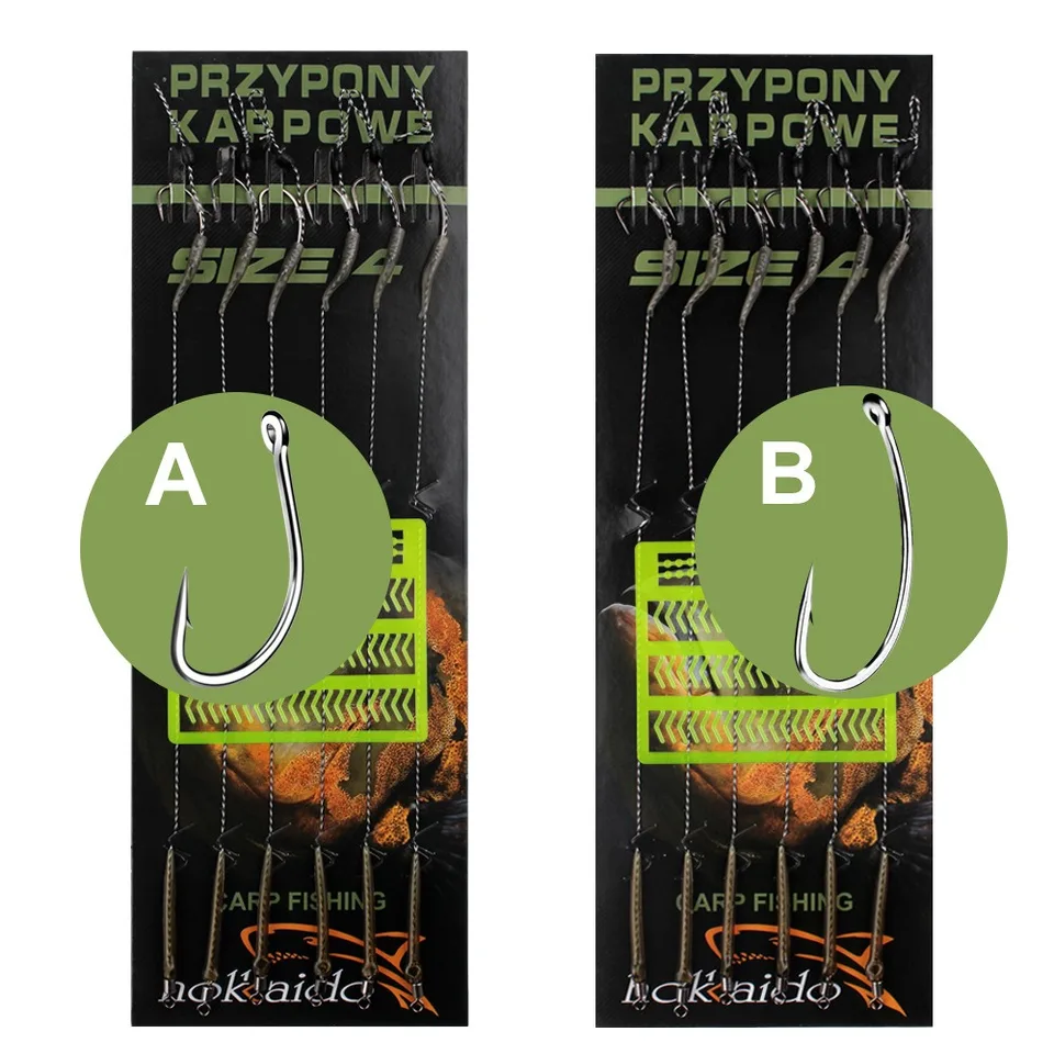 6-8PCS/Set 18.5cm Carp Fishing Hook 30-60LB 2/4/6/8# Leader Fishing Barbed Hooks Europe Feeder Group Hooks Carp Fishing Tackle - AliExpress 18 6-8PCS/Set 18.5cm Carp Fishing Hook 30-60LB 2/4/6/8# Leader Fishing Barbed Hooks Europe Feeder Group Hooks Carp Fishing Tackle - AliExpress 18