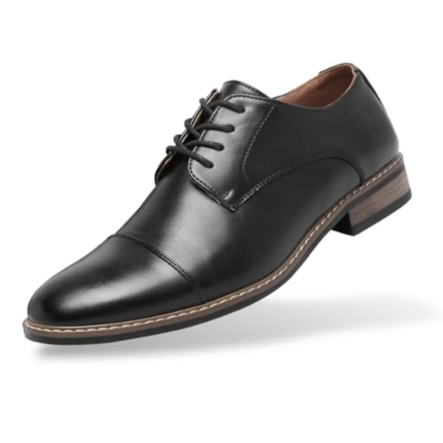 

SILENTCARE Men's Oxford Formal Dress Shoes Business Comfortable Classic Lace Up Shoes