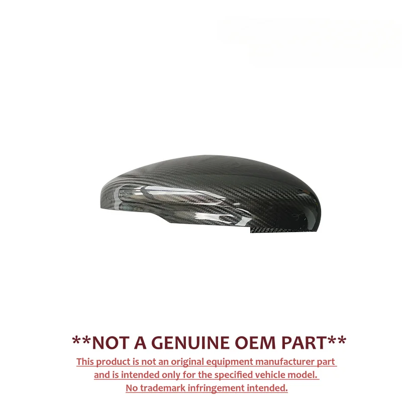For Ford Mustang Mach‑E Dry Carbon Fiber Mirror Cover Left Right Rearview Mirror Housing Exterior Accessories view 4