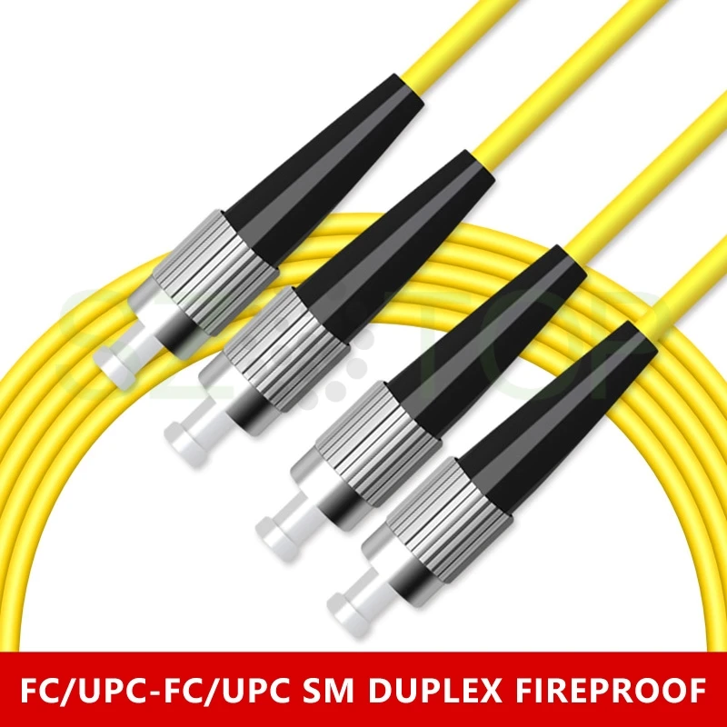 20M LSZH Single Mode Duplex Fiber Optic Patch Cord LC SC FC ST UPC APC 3.0mm Jump Cable Solo Fibra Cable SM Patchcord customized