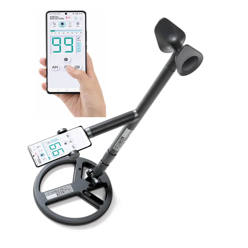 AirMD Wireless Smart Bluetooth Long Range Metal Detector MD-99 Professional Gold Metal Detector